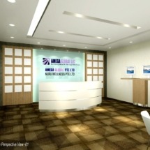 Amega global llc - office interior design by ADA Builders