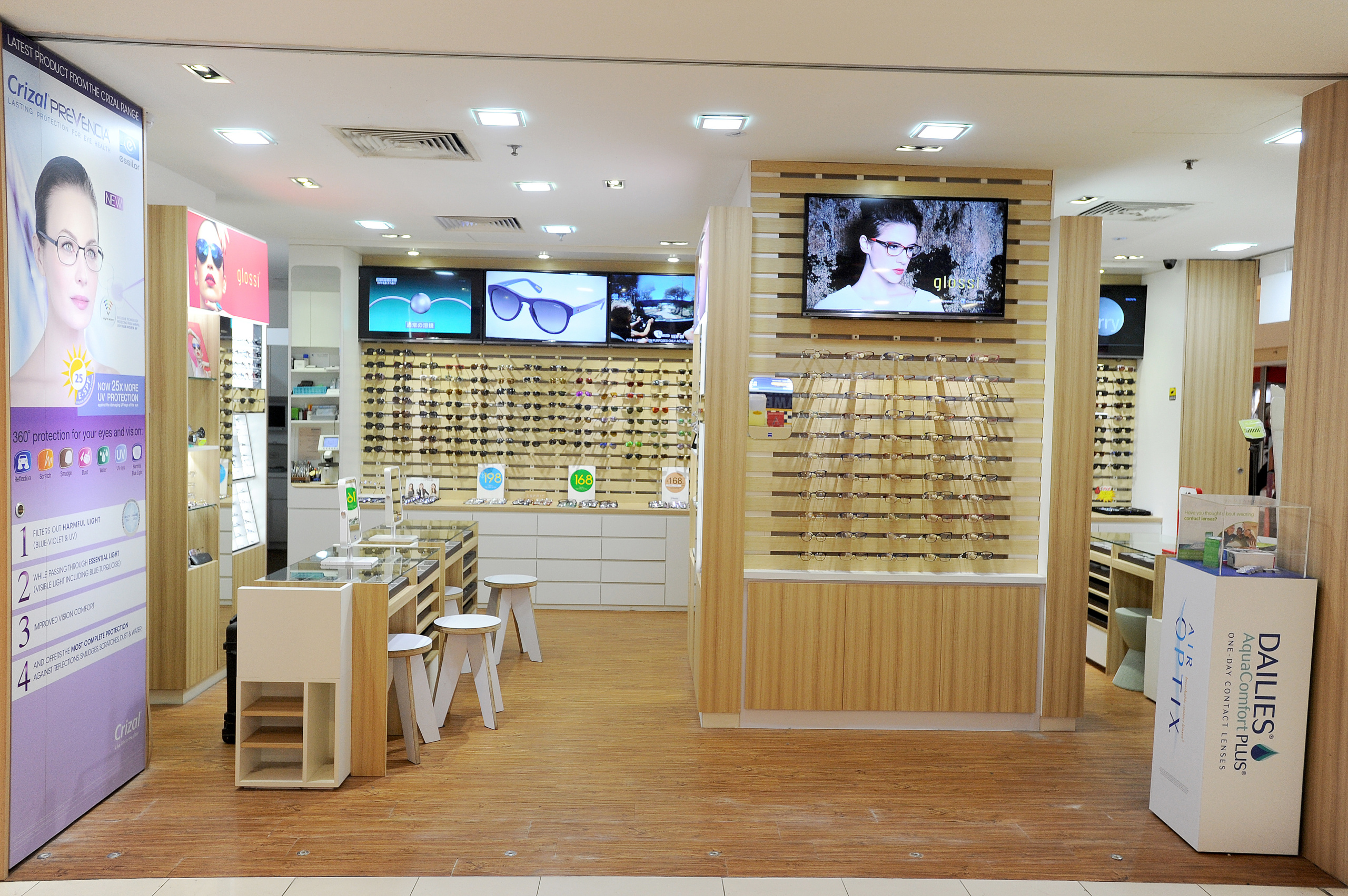 optical shop interior design singapore