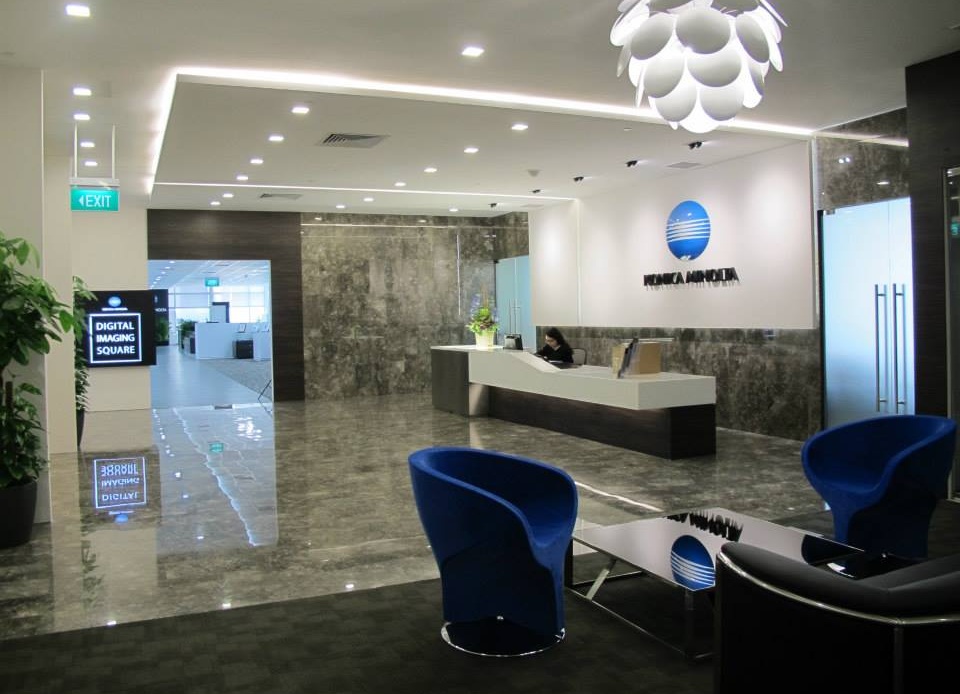 konica minolta office interior design