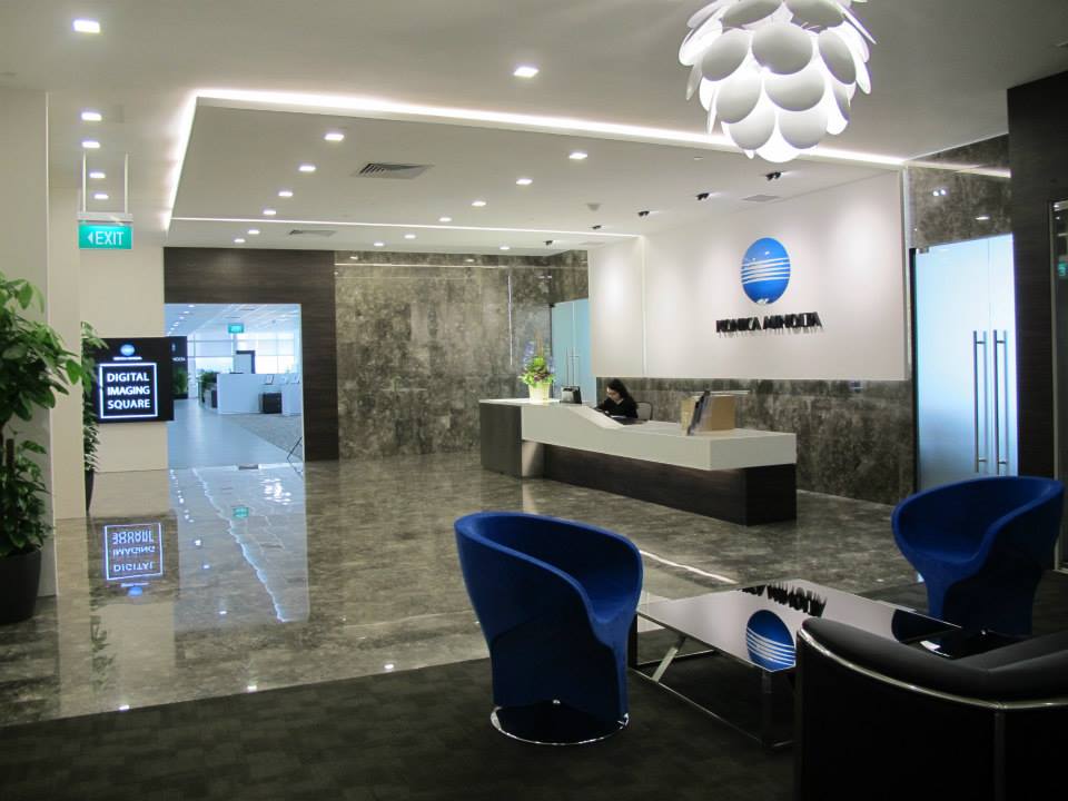 konica minolta office interior design