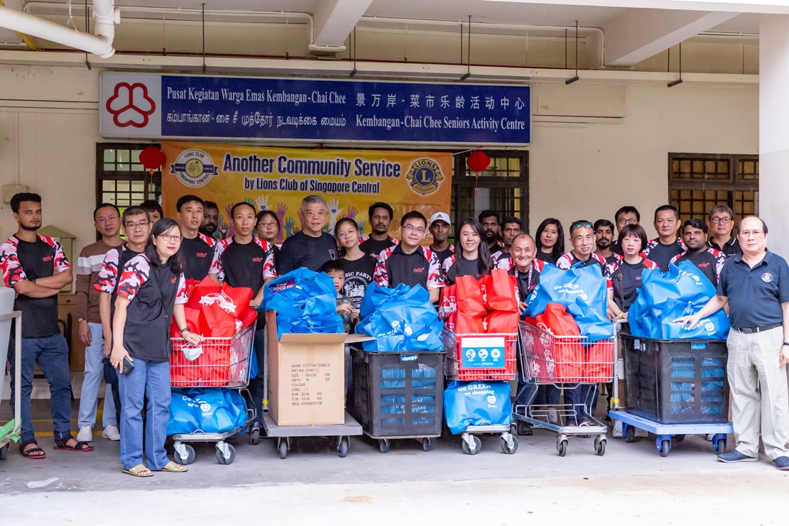 CSR project 2023 - ada builders and lions club of singapore marine parade